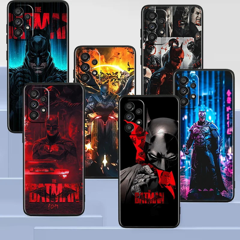 

DC Fashion Cool Batman Black Phone Case For Samsung A73 A72 A71 A53 A52 A51 A42 A33 A32 A23 A22 A21S A13 A03 5G Cover