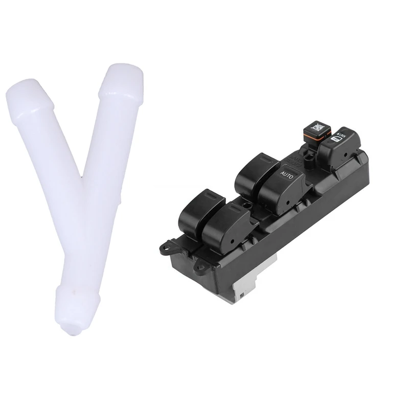 

Пластиковый Y-образный трубчатый соединитель для шланга, 50 шт., 6 мм и 1 шт. Главный переключатель управления электростеклом для Toyota