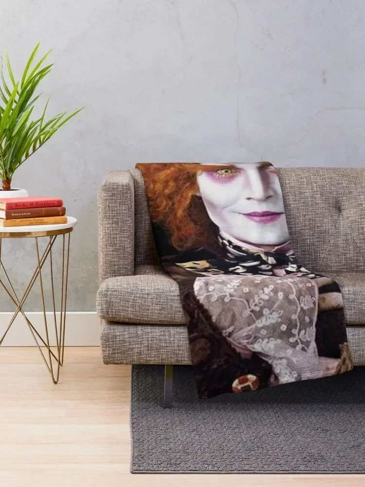 Диванное одеяло mad hatter теплое зимнее покрывало для дивана декоративное