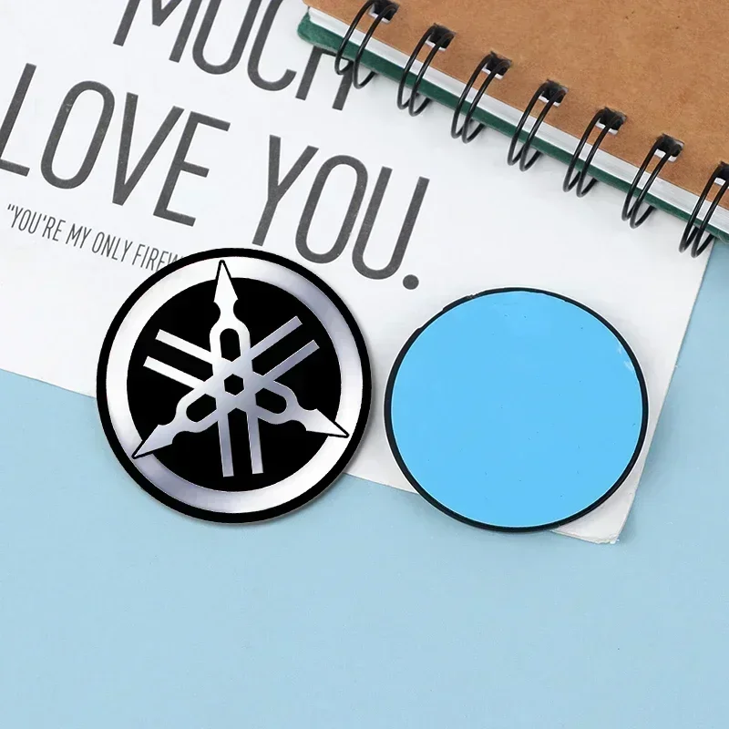 Алюминиевая круглая наклейка с логотипом 3D мотоцикл модифицированная на