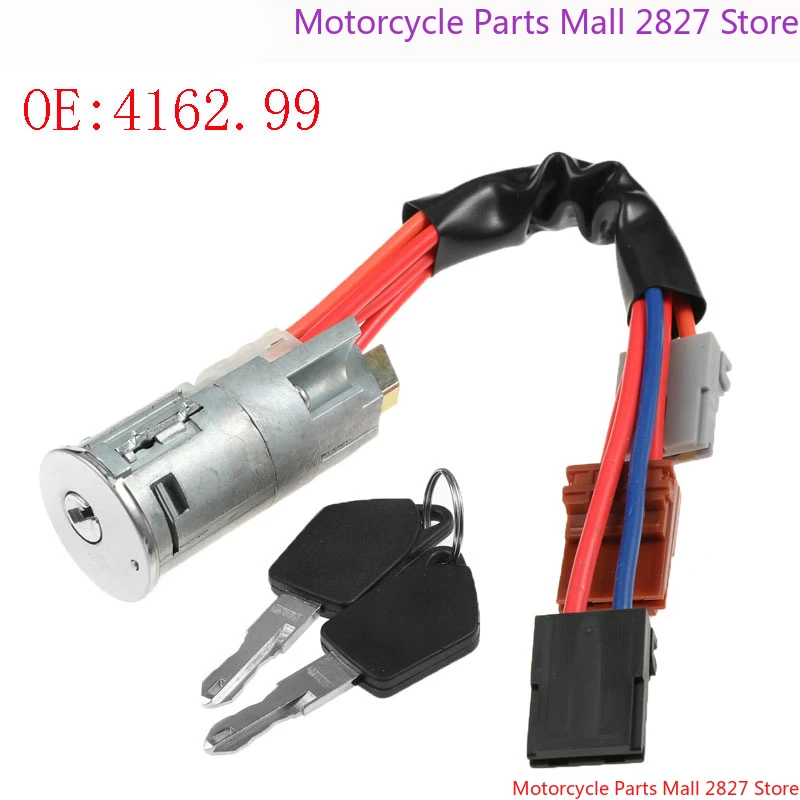 Новый выключатель зажигания и комплект цилиндров замка + 2 ключа для Peugeot 306 93-01