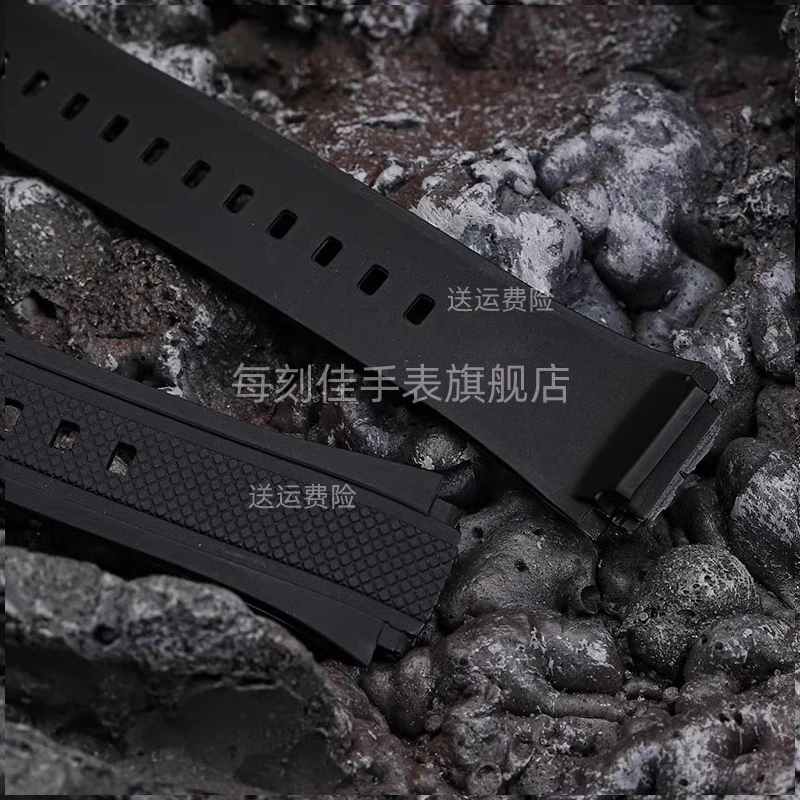 Черный высококачественный резиновый ремешок 20 мм для Casio EDIFICE EF-552 часов