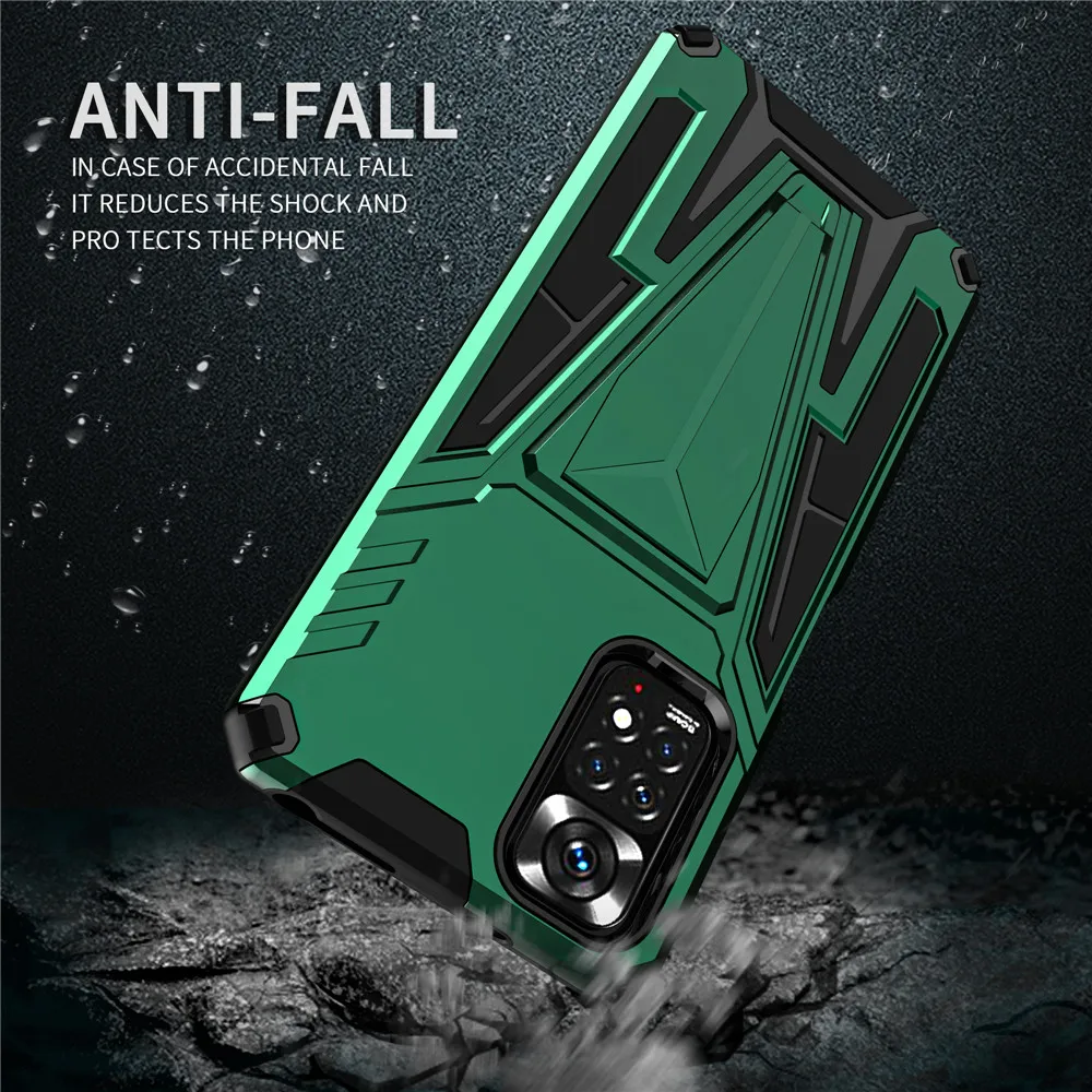 

Redmi Note 11 Global Version Case For Xiaomi Redmi Note 11 11Pro 5G 11S Rugged Impct Hybrid TPU Cover for Xiomi Red mi Note11