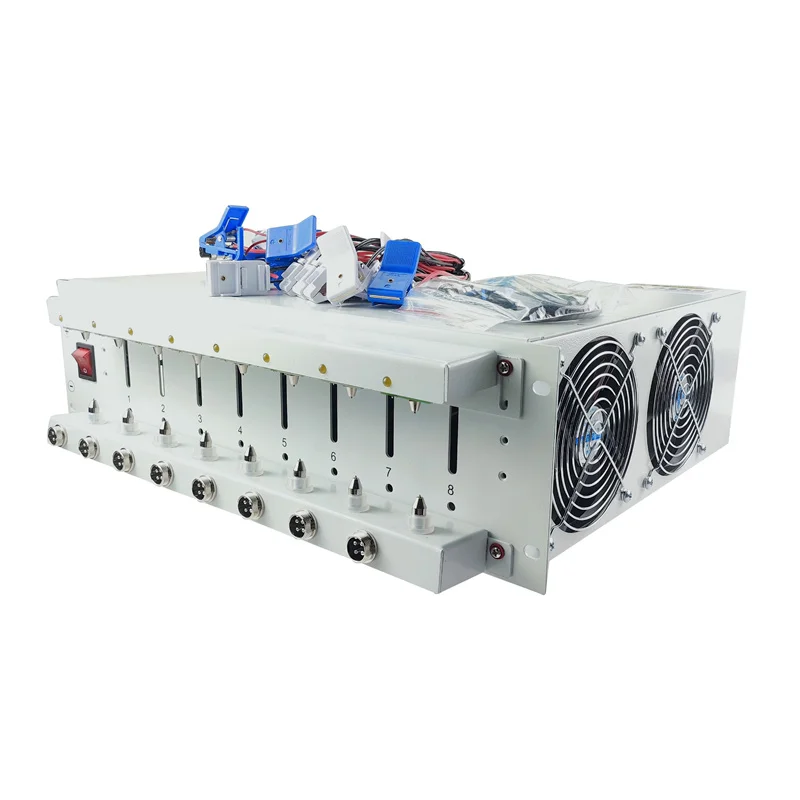 Zketech EBC-X 8-канальный тестер емкости литиевой батареи 18650 зарядка и разрядка