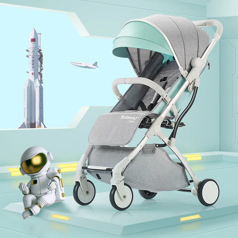 New upgrade Portable Folding Baby Stroller Lightweight Pram Baby Carriage Aluminum alloy Newborn Cart  Pushchair