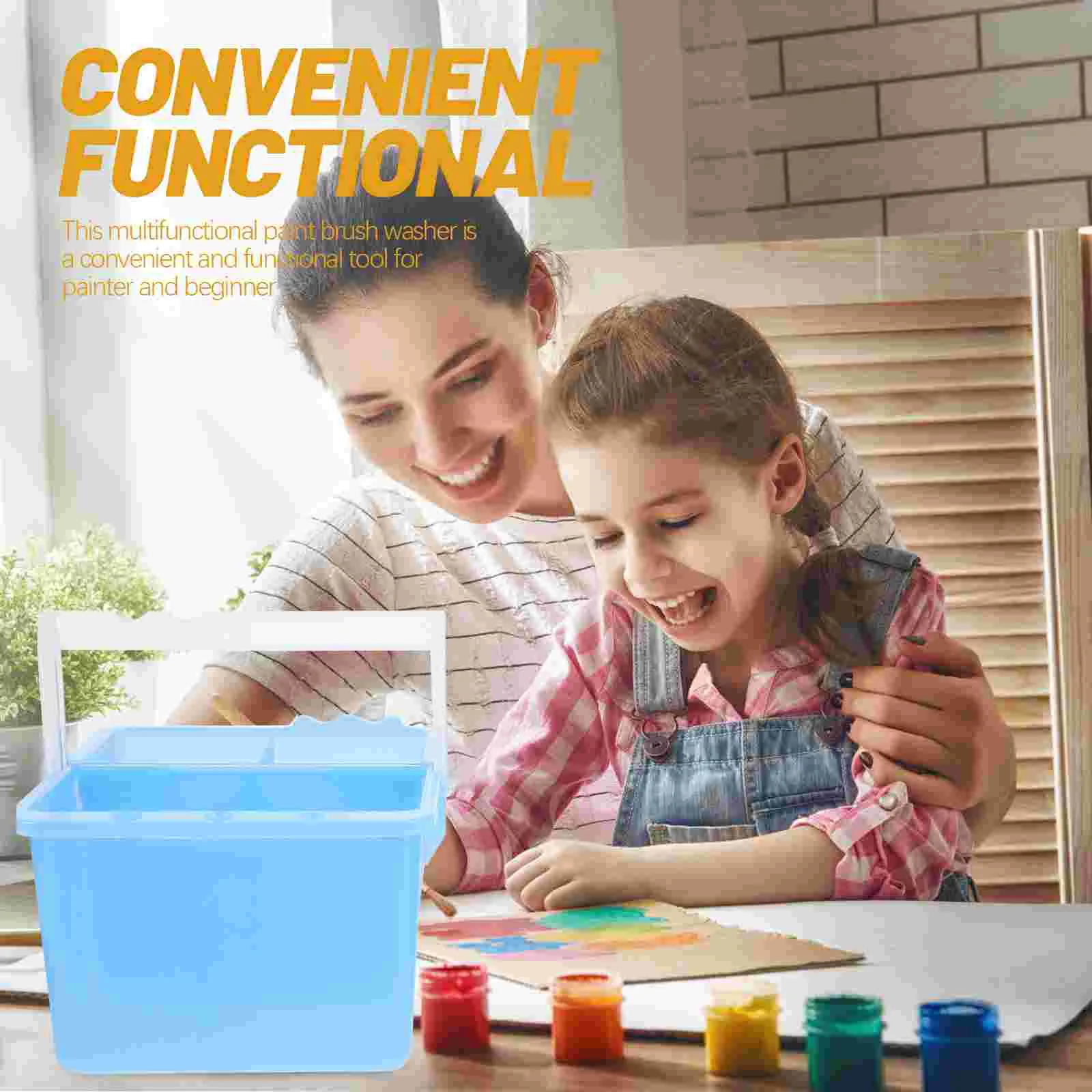 Подставка для кистей горшки 30 шт. упакованный очиститель удобная краска 2 1 синий