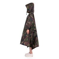 multifunctional lightweight raincoat with hood camping tent mat hiking cycling rain cover poncho rain coat camping mat