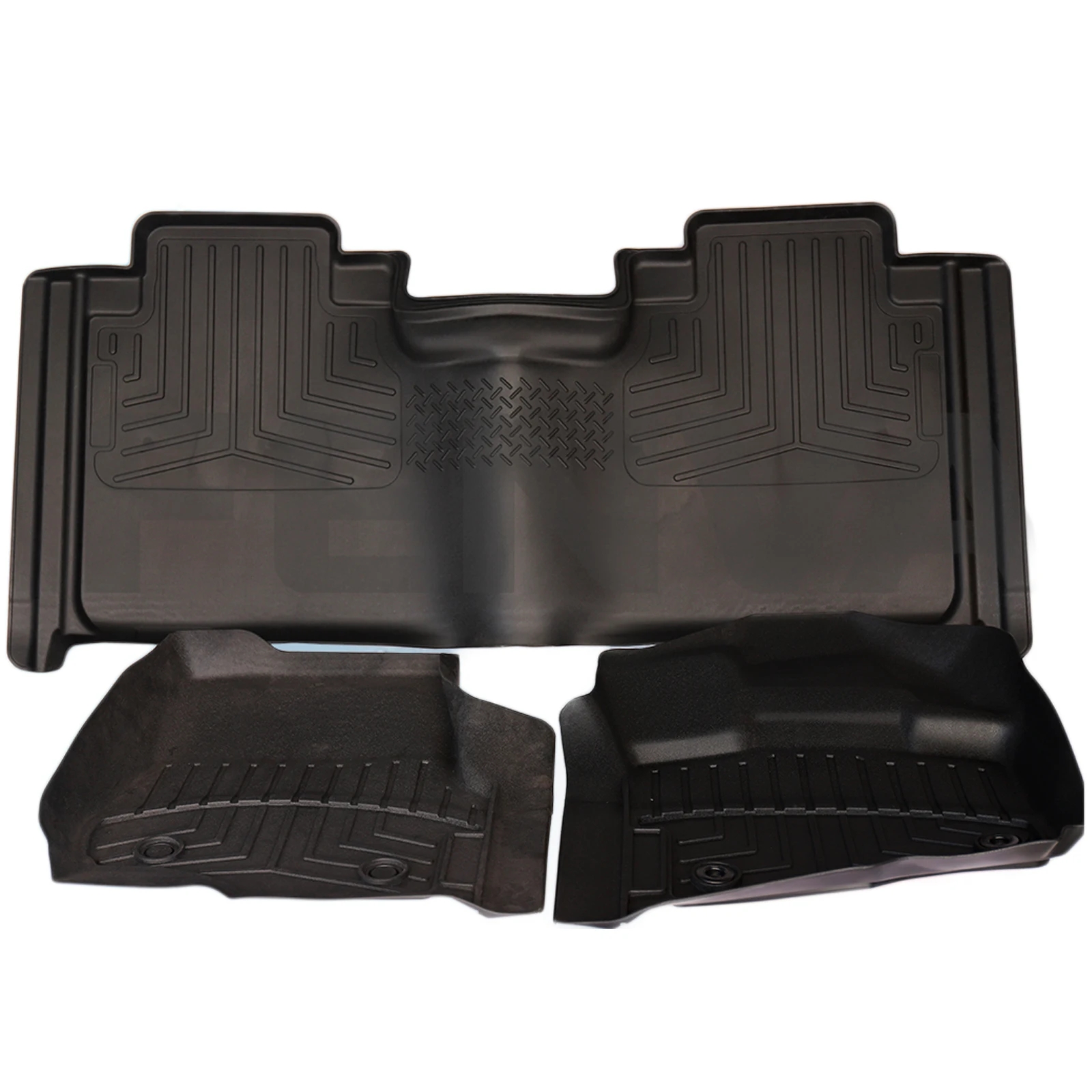 

Автомобильные коврики, 2 ряда, подкладка, совместимая с Ford F-150 SuperCab 2015-2019