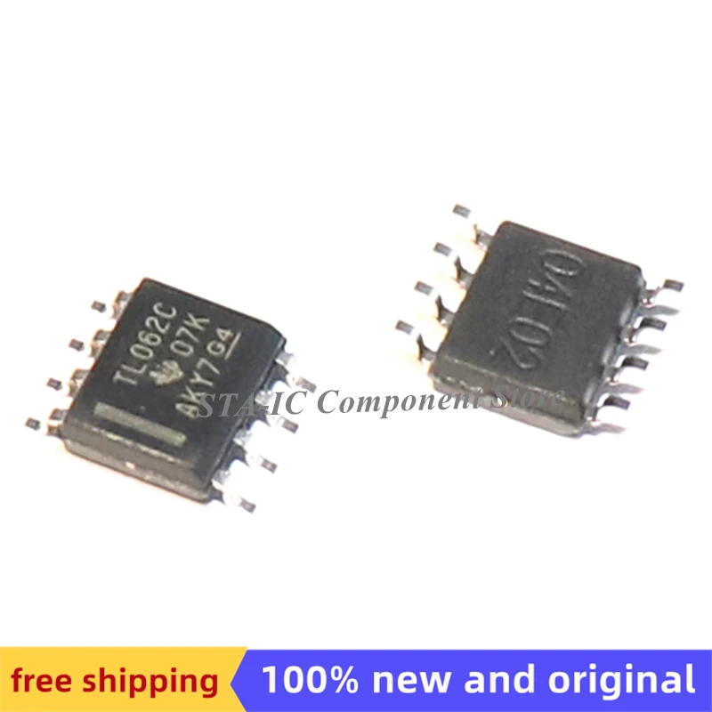 

10 шт./лот TL062CDR TL062C SOP-8 новый оригинальный Бесплатная доставка