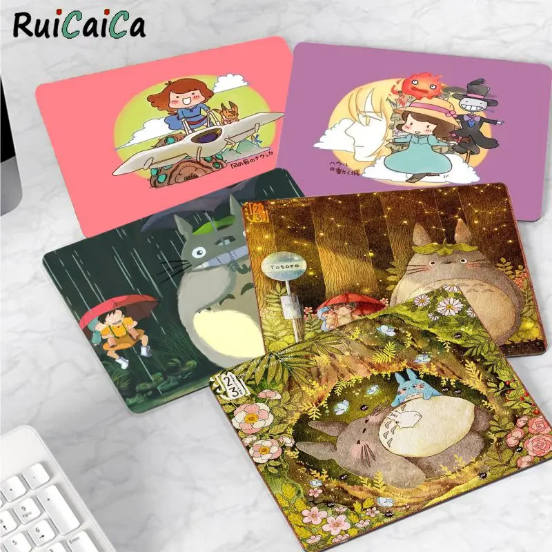 

Studio Ghibli Spirited Away Totoro INS Tide Small Desktop Desk Mat Kawaii Gaming Accessories Students Writing Pad Desktop Mat