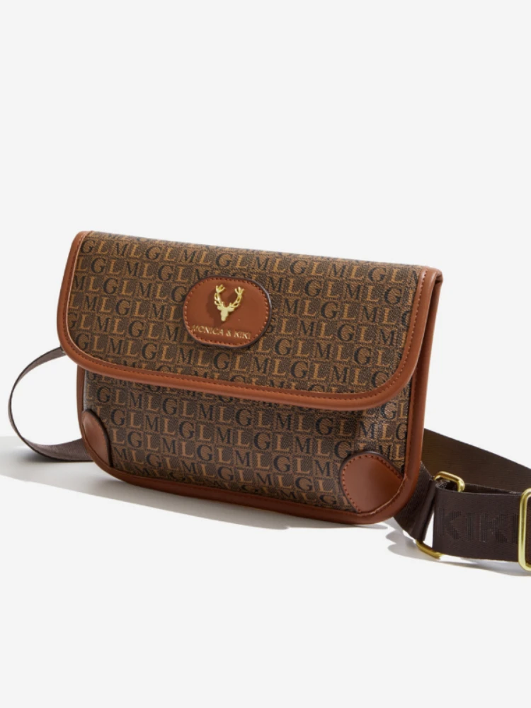 Wide Shoulder Strap Crossbody Ins New Small Bag Women's Bag 2023 New High-Grade Korean Style Fashionable All-Match Shoulder Bag