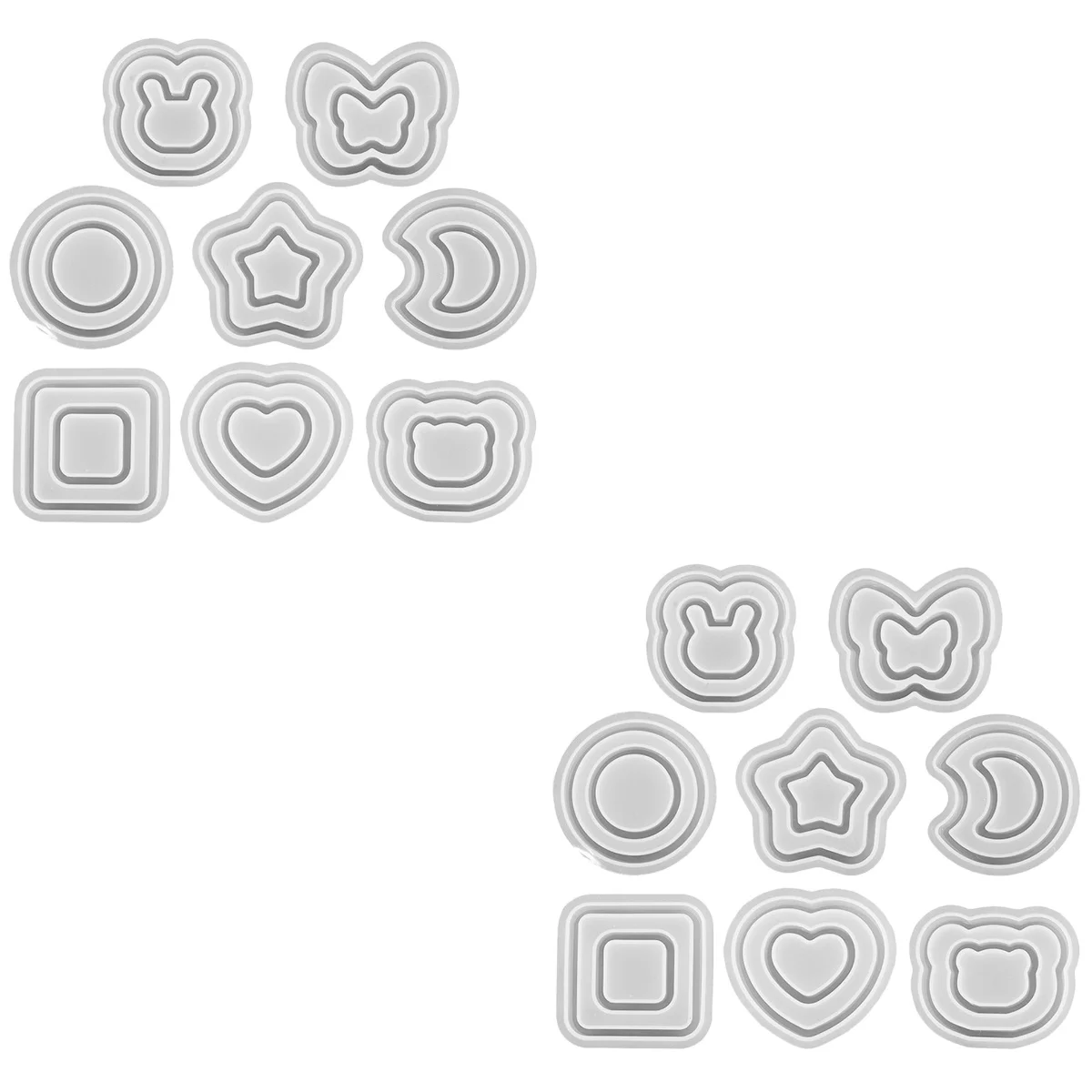 

Silicone Mold Ornament Molds Epoxy Resin Flexible Portable Key Chain Pendant Keychain Keychains Small
