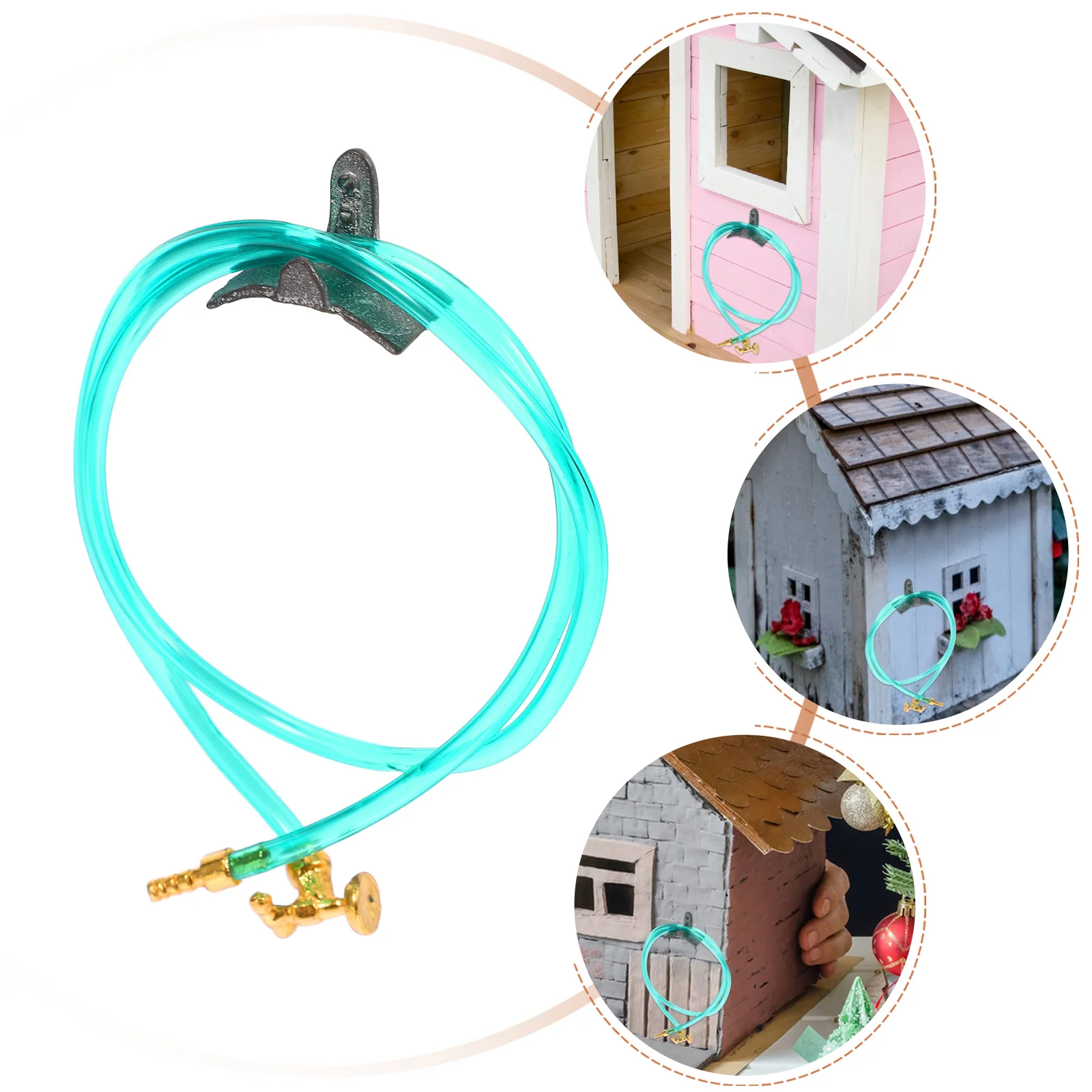 Дом моделирование водопроводной трубы миниатюрный шланг для моделей кукольных