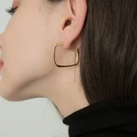kimitoshi2022 new fashion round face slim simpletemperament earrings