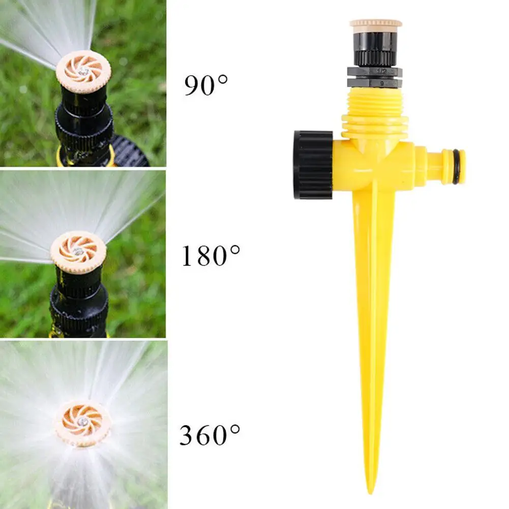 

360° Garden Sprinkler Rotation Irrigation Watering System Automatic Agriculture Lawn Farm Greenhouse Plant Watering Sprinkler