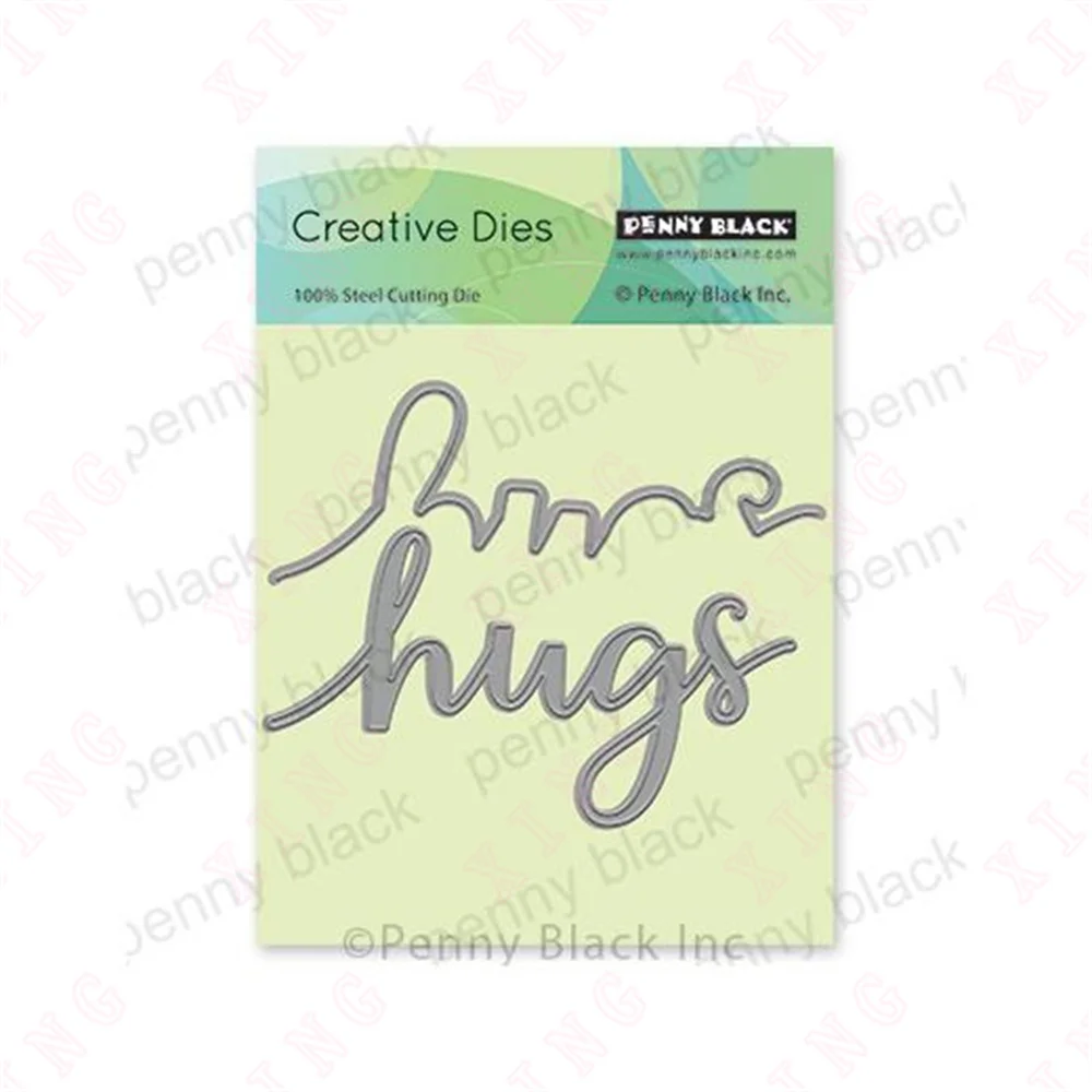 

2023 Valentine's Day Scrapbook Album Decoration Embossing Template Newest Metal Cutting Dies Diy Handmade Craft Hugs Edgers Mold