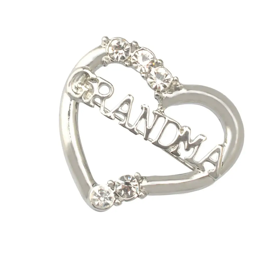 Элегантная брошь в форме бабушки, подарок на день, драгоценный камень