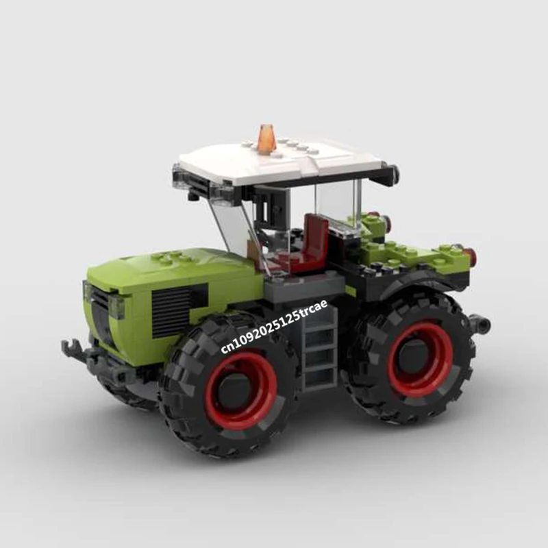 Новинка 210 шт. Moc Claas Xerion 4500 модель трактора с прицепом креативные идеи сделай сам