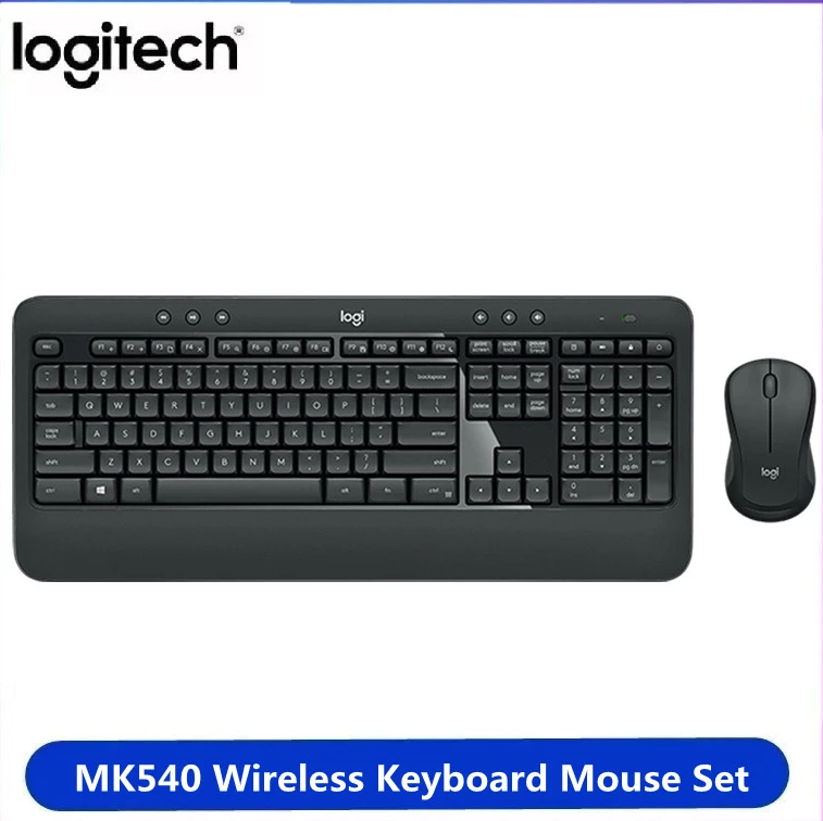 

Logitech MK540 Wireless Keyboard Mouse Combos with Unifying USB Receiver Mice Keys Set for PC Laptop Office Business Game