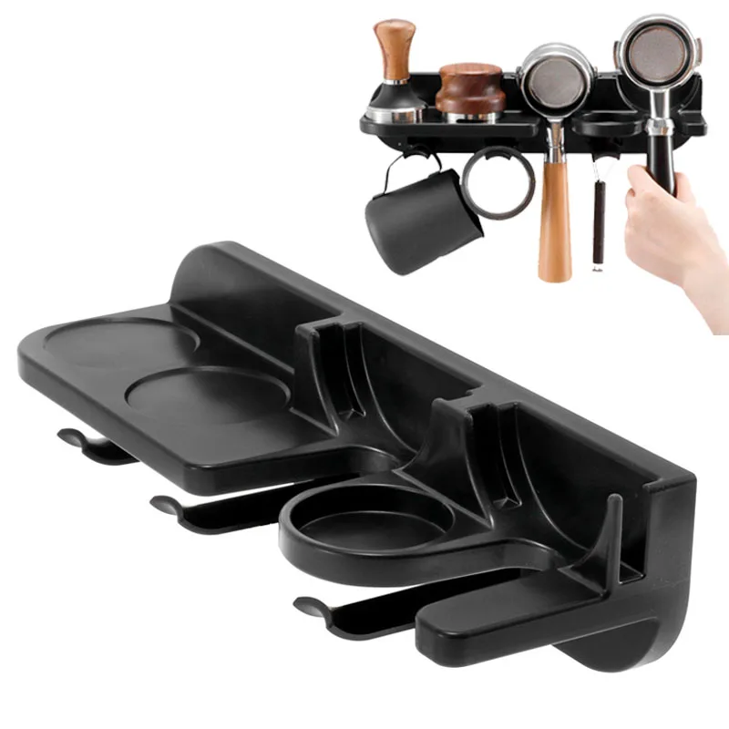 

Coffee Stack Wall Rack Self-adhesive Espresso Coffee Filter Holder 51MM/54MM/58MM Wall Mounted Rack Coffee Tools