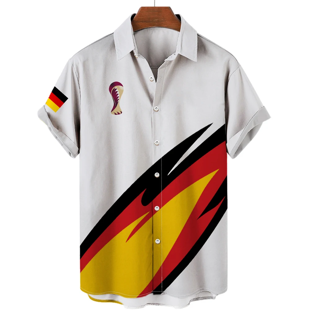 

FIFA World Cup Shirt For Men 3d Football T-shirt Unisex Sport Print Short Sleeve Oversized Vintage Shirt Top FIFA Men‘s Clothing