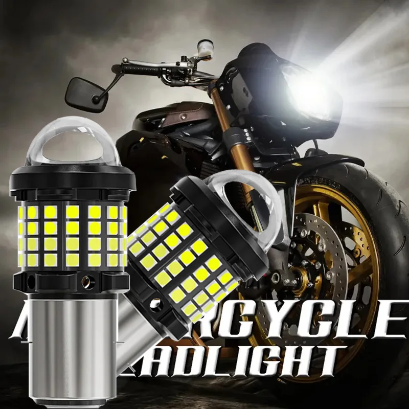

1pc Motorcycle Headlight Bulb LED H4 H6 BA20D Super Bright Accessories Explorer Spotlight Moto Scooter ATV Headlamp Car Fog Bulb