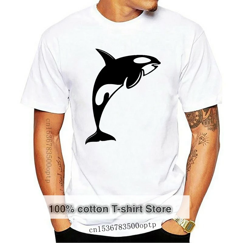 

ORCA DESIGN MENS T SHIRT KILLER WHALE WILDLIFE SEA LIFE WHALES SAVE THE GIFT Comfortable t shirtCasual Short Sleeve TEE