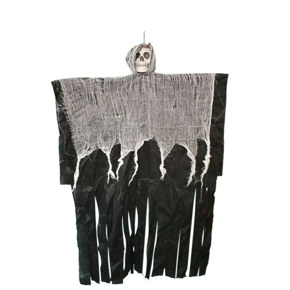 39-дюймовый фон для Хэллоуина, призрак, дом с привидениями, большие украшения, реквизит из ужасов, подвеска для вечевечерние НКИ на Хэллоуин, декор для двери и бара