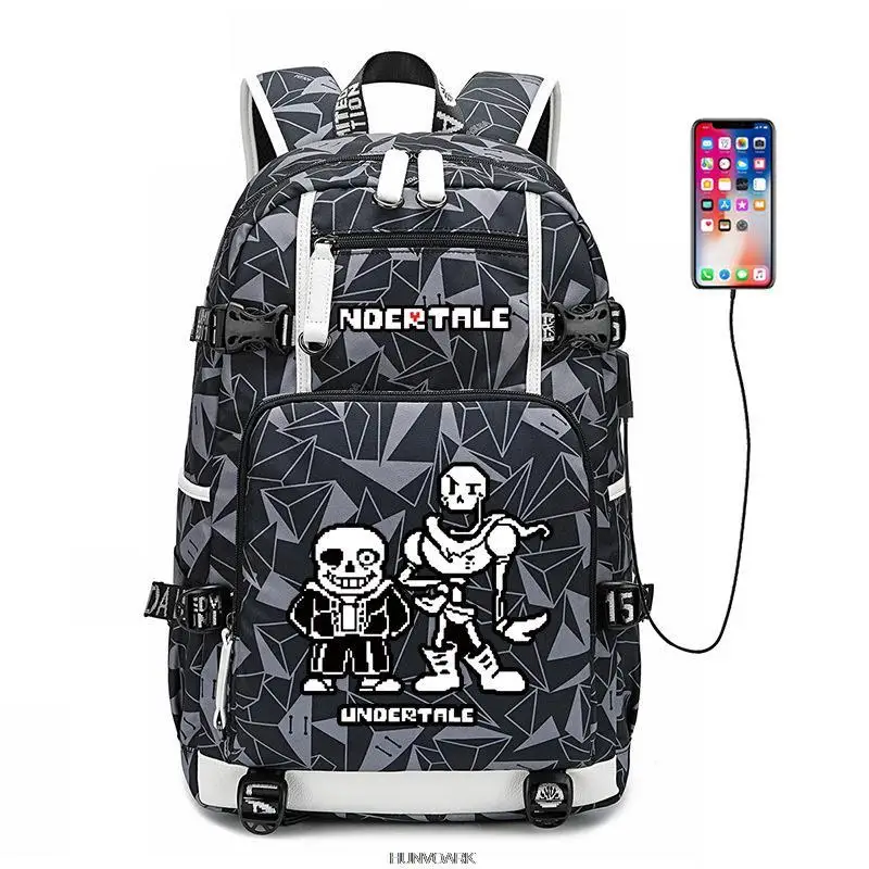 Мужской/женский рюкзак для мальчиков и девочек Undertale школьные ранцы