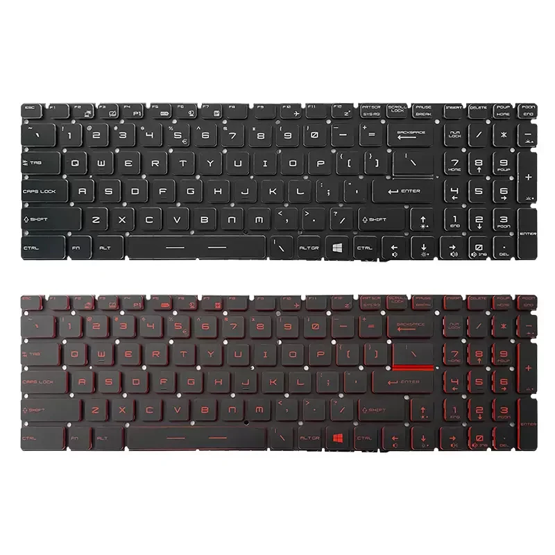 Фото Новая оригинальная клавиатура для ноутбука, совместимая с MSI MS-16U6 16U1 GP65 GE75 GP75 MS-17E7 17F2 17F4 №1