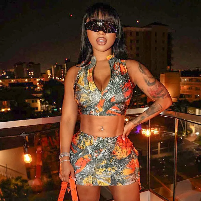 

Pareo For The Beach Bathing Suit Women Clothes Summer 2023 Wear New Print Zipper Pockets Skirt Leisure Spandex Dress Cover Up