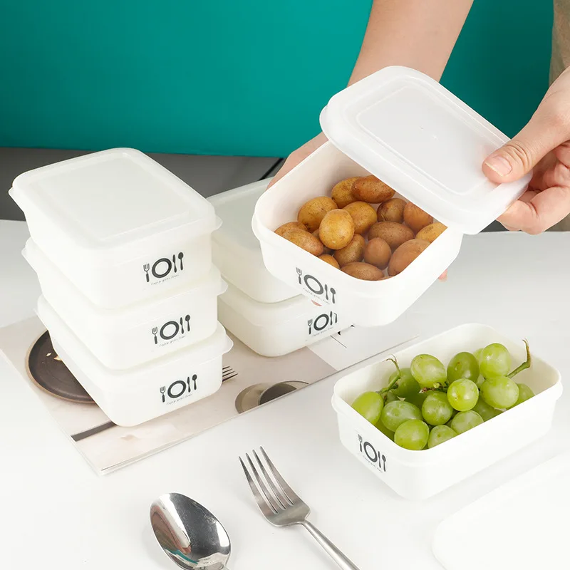 

Household Rectangular Storage Box Fresh-keeping Box Heatable Lunch Box Portable Sealed Fresh-keeping Lunch Box