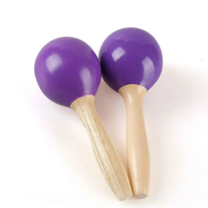 

Custom Maracas Wooden Baby Toys Kids Music Instruments Wooden Maracas