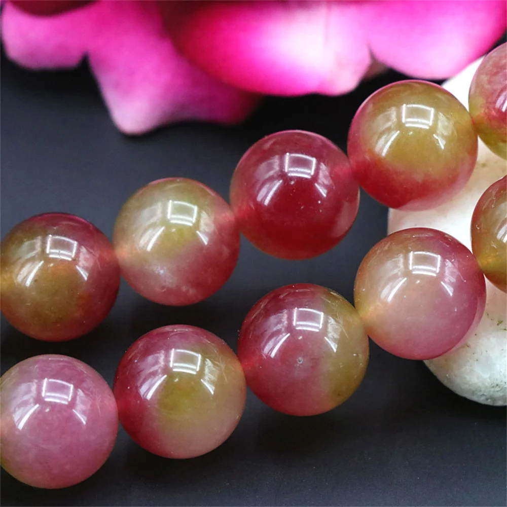 Круглые Бусины Из халцедона и яшмы для изготовления ювелирных изделий 4/6/8/10/12/14 мм