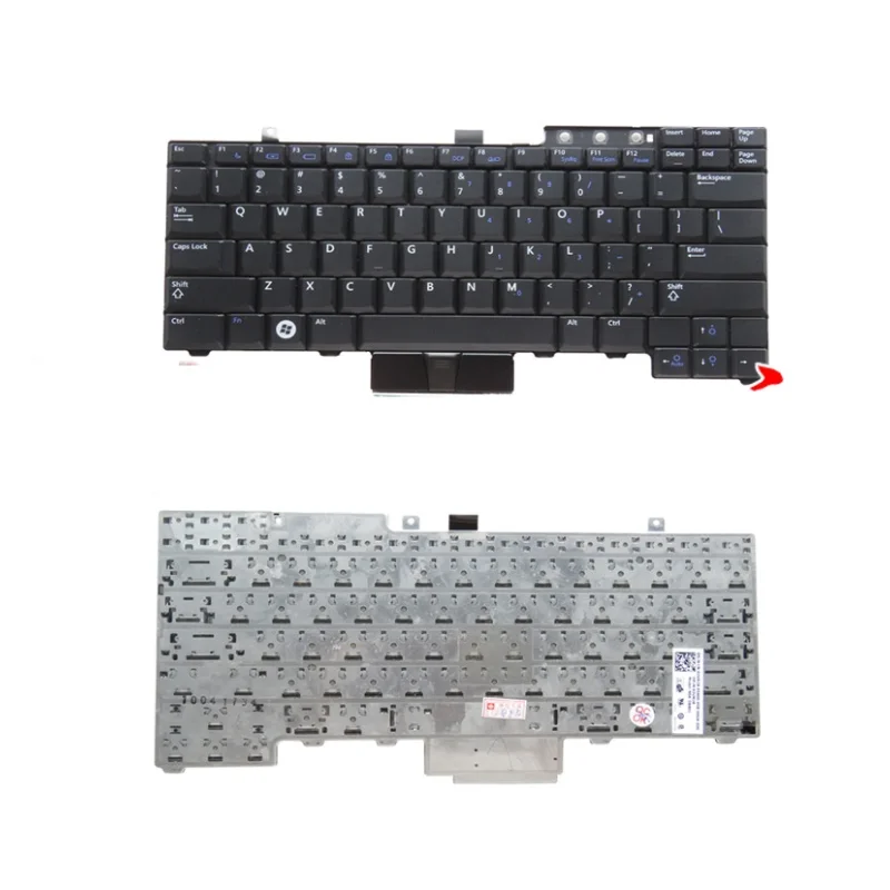 

SSEA New US Keyboard No Backlight For Dell Latitude E6400 E6410 E5500 E5510 E6500 E6510 M2400 M4400 Laptop