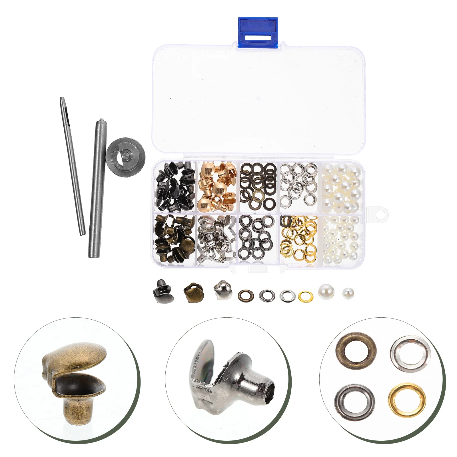 

Hiking Shoes Hook Repair Lace Buckles Shoelaces Metal Hooks Kit Safety Copper