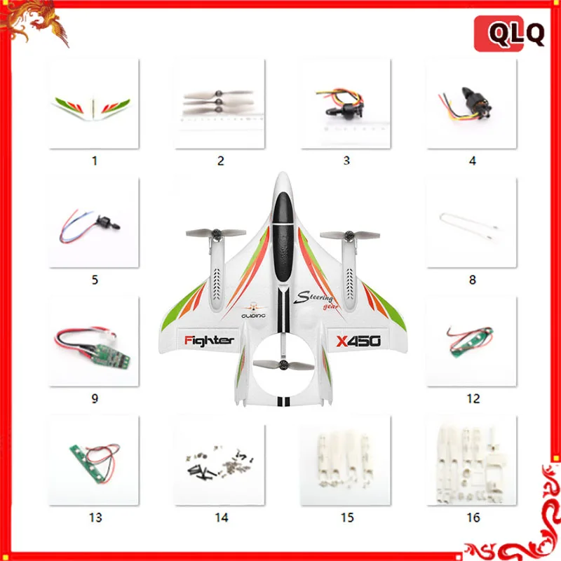Модель радиоуправляемого самолета Wltoys модель X450, шестиканальный ...
