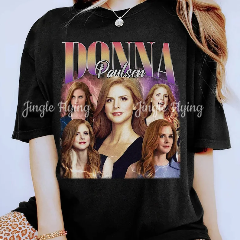 Футболка Donna Paulsen винтажные контрабанные костюмы из фильма для женщин и мужчин