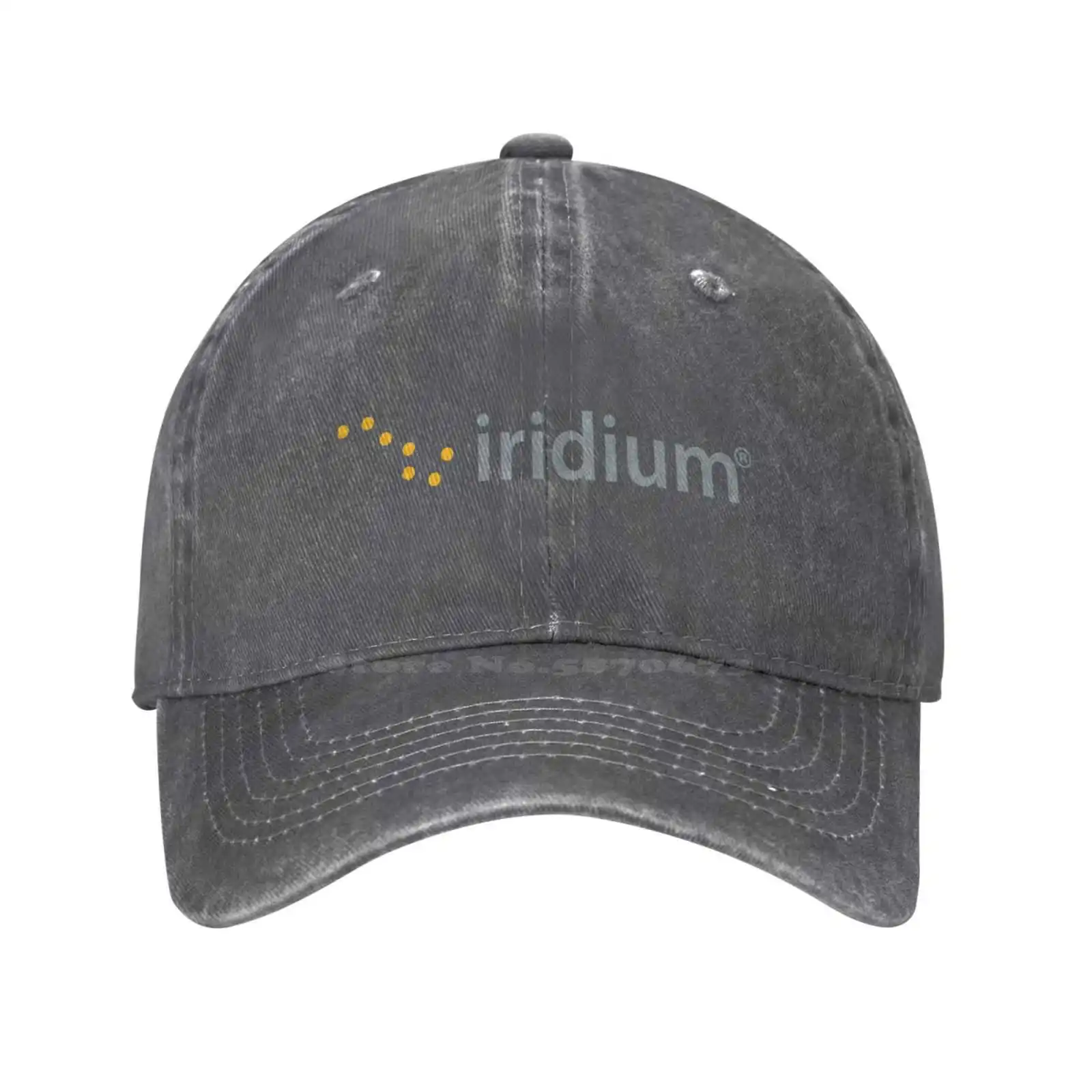 

Повседневная джинсовая бейсболка с рисунком логотипа Iridium Communication Inc