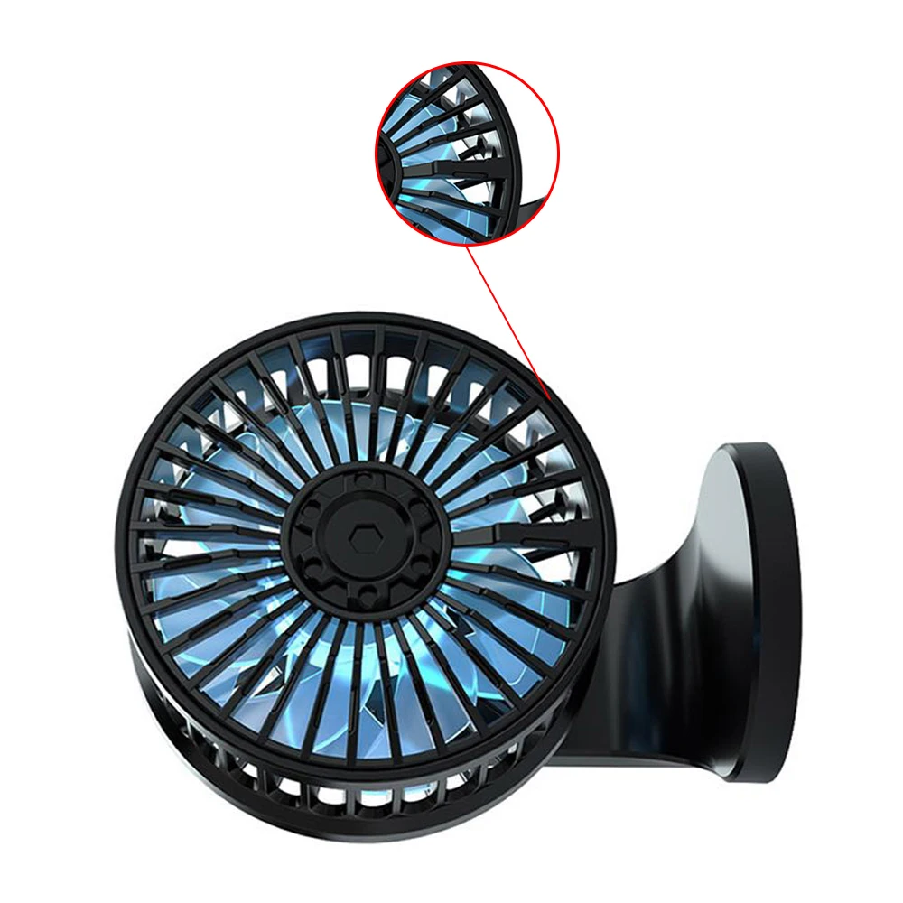 Автомобильный Вентилятор охлаждения 5 В двухслойные лопасти вентилятора двойной