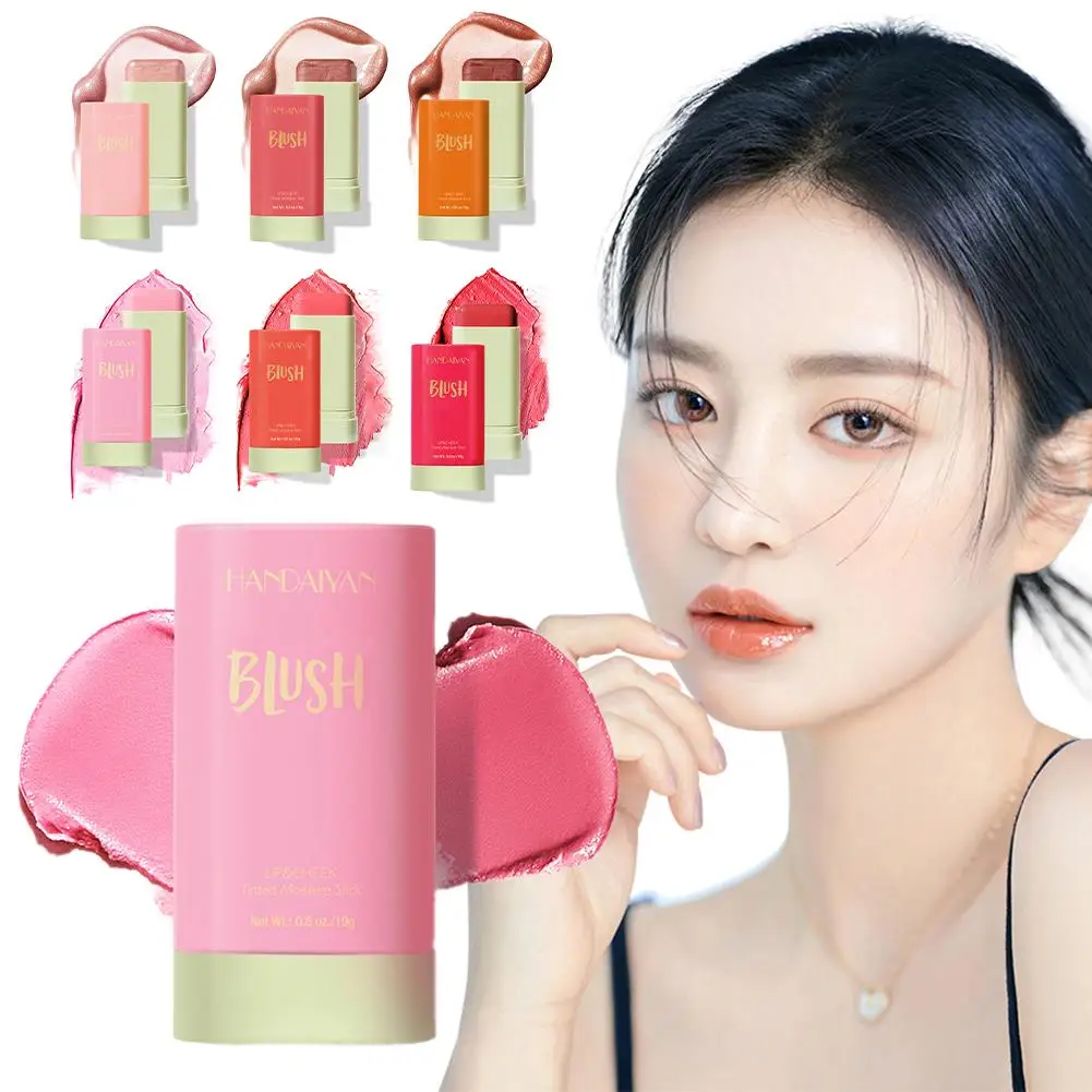 

New Facial Rotatable Blush Stick Brightening Face Contouring Rouge Shadow Makeup Cream Cheek Stick Cosmetics Nature Blusher R8D0