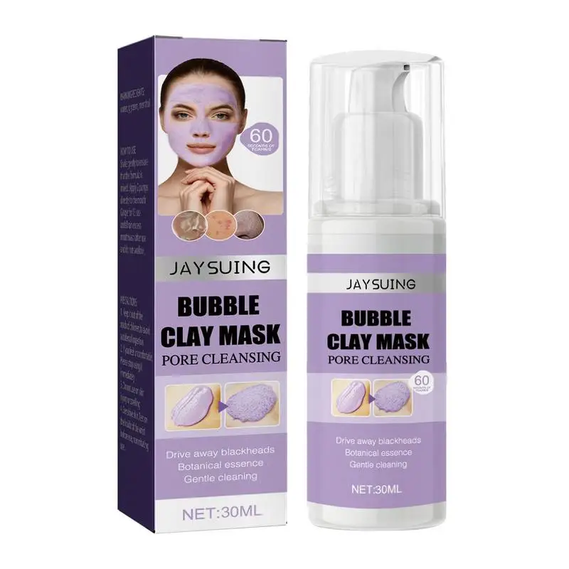 

Bubble Face Masque Mud Masque For Deep Cleansing Gentle Pore Purifying Skincare Moisturizing Smudge Masque Blackhead Remover