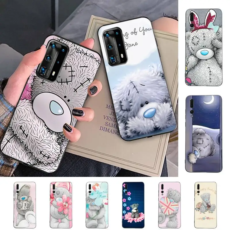 

cute tatty teddy bear Phone Case for Huawei P30 40 20 10 8 9 lite pro plus Psmart2019