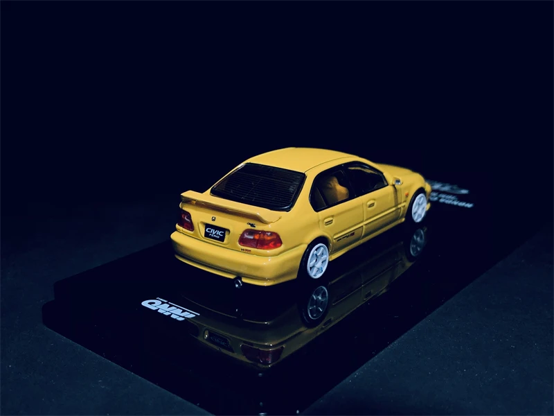 INNO 1/64 HONDA CIVIC FERIO Vi RS PHOENIX YELLOW JDM мод версия литой модели автомобилей Ограниченная