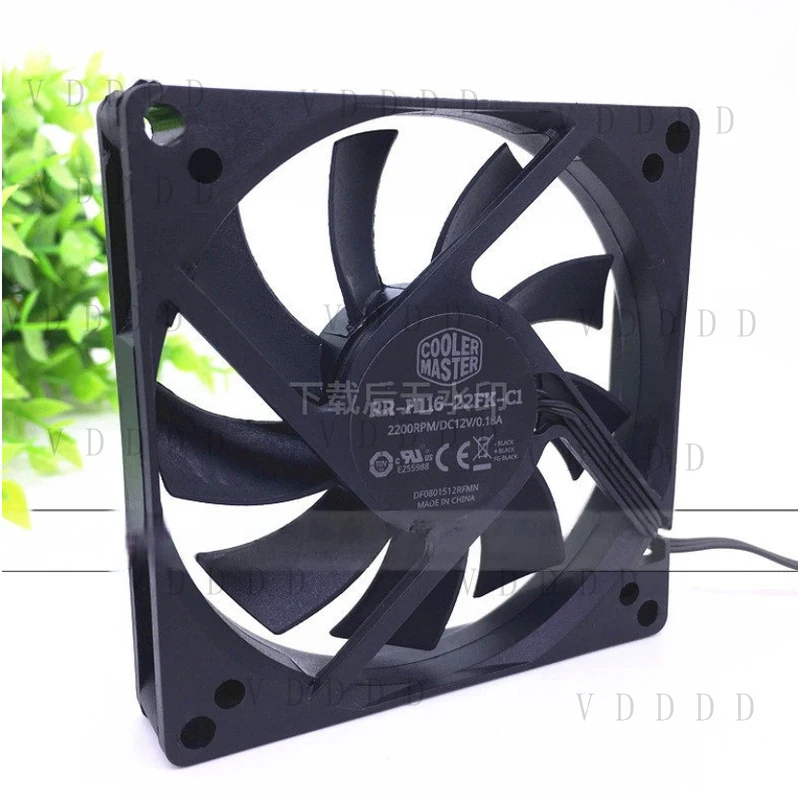 LL 1 шт. для COOLER MASTER RR-H116-22FK-C1 DC12V 0.18A 3-проводной вентилятор охлаждения 8 см 8015 (art.: 3920da41acd22) - 3920da41acd22