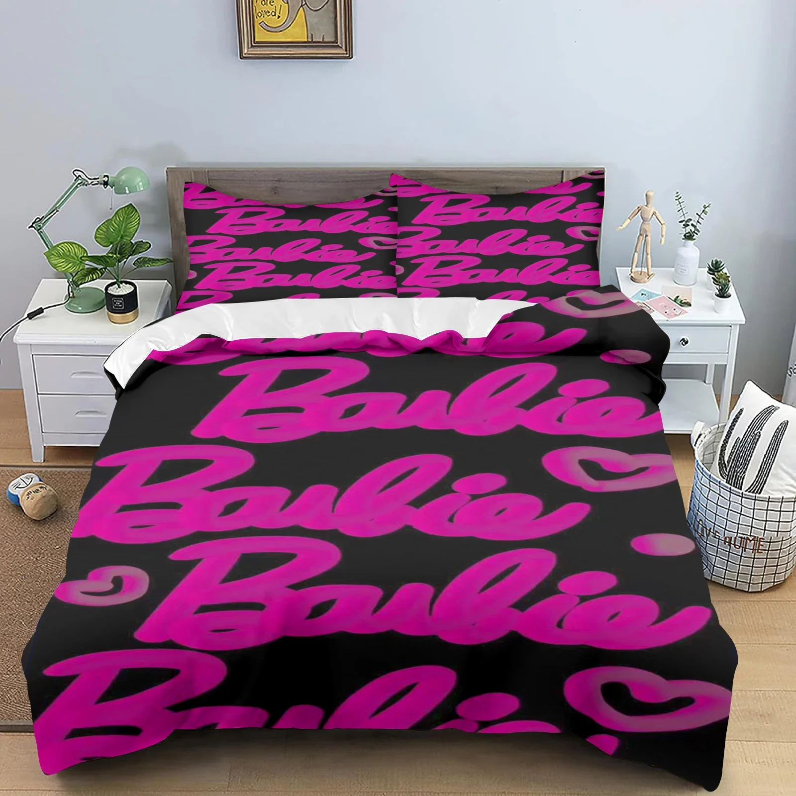 Набор из 3-х предметов для Барби Волшебная принцесса пододеяльник детское милое