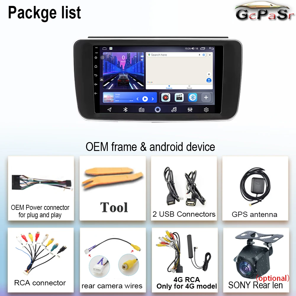 Для Nissan Leaf ZE1 2017-2024 Автомобильный радиоприемник GPS-навигация Android Автоэкран Carplay 4G