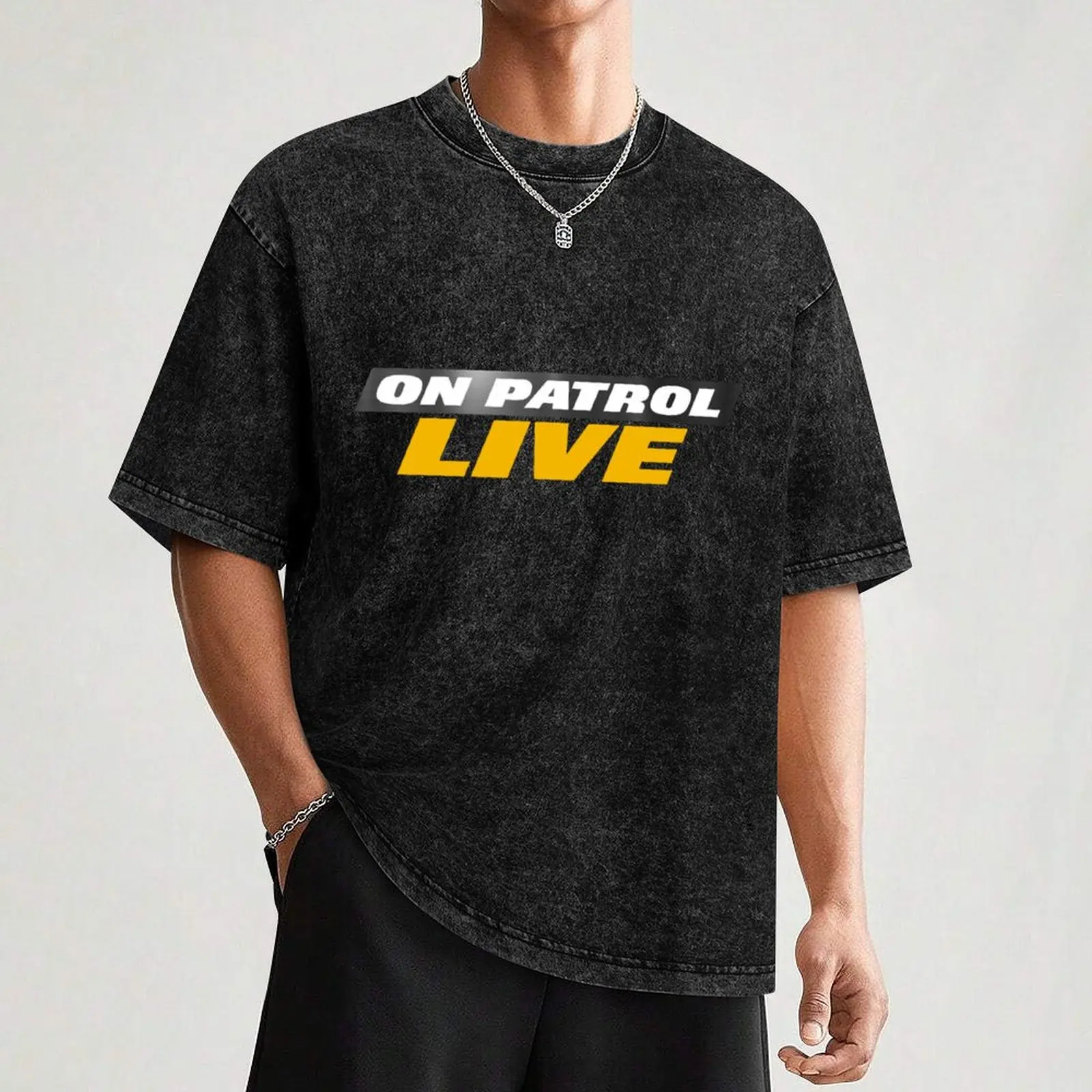 Футболка On Patrol Live хлопковая мужская