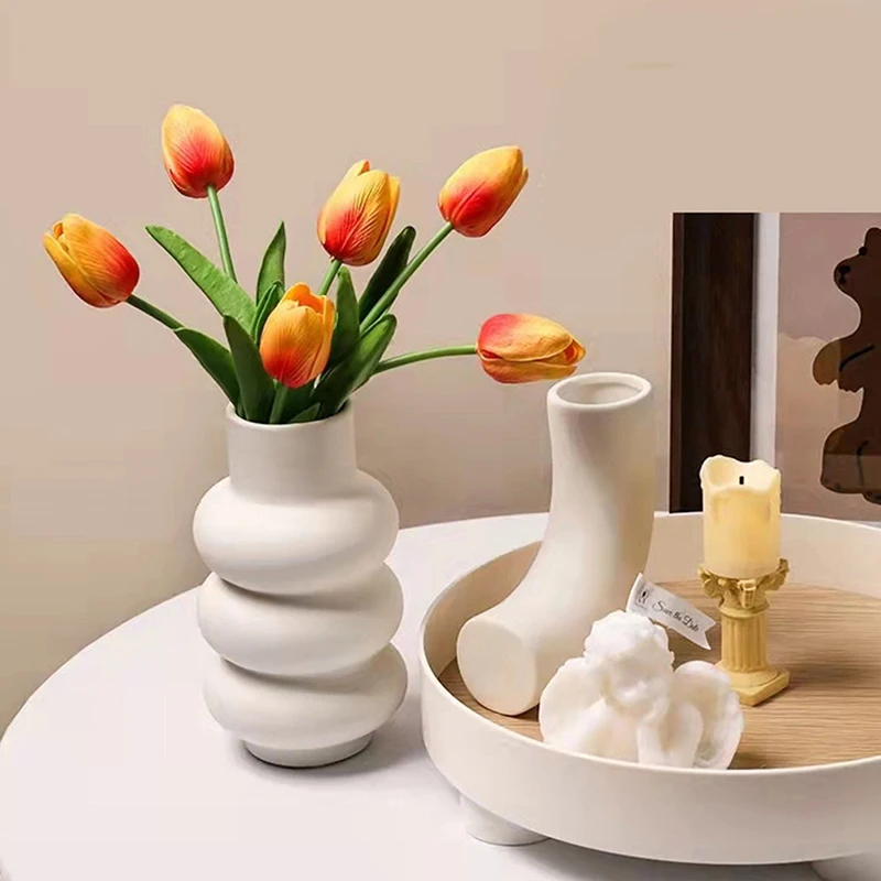 

Nordic ceramic vase flower pot home decoration living room desktop decoration