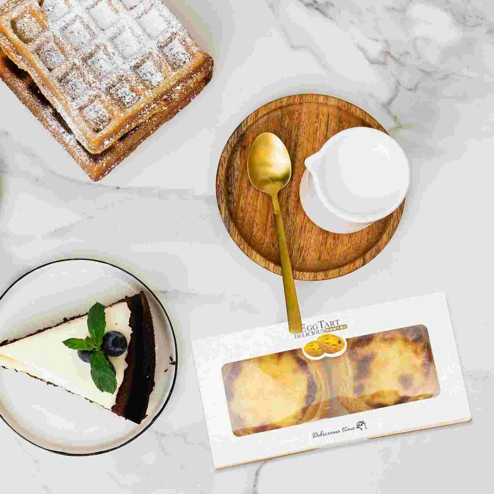 25 шт. оконная коробка для яиц коробки торта контейнер кексов упаковка